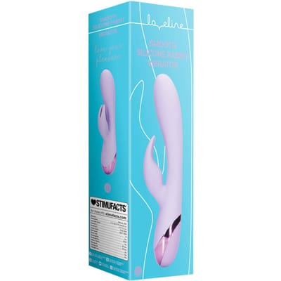 Loveline by Shots - Smooth Silicone Rabbit Vibrator - Digital Lavender