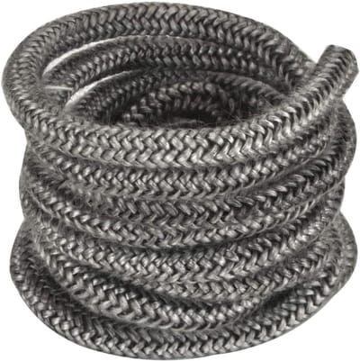 Houtkachel Deurafdichting Touw 3m x 10mm voor Hoge Temperatuur - Flexibel en Zacht Afdichtmateriaal