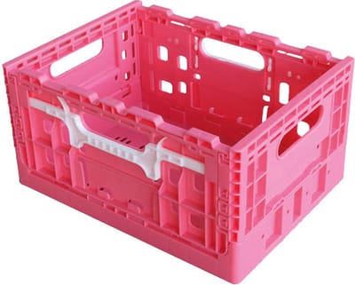 Alpac Vouwkrat - Klapkrat - 365 x 275 x 190 mm - 14,8 L - Roze