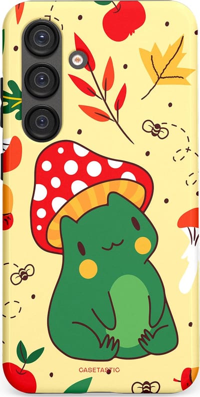 Casetastic Hoesje Geschikt voor Samsung S25 - Stijlvolle Beschermende Duo-layer Case - Kwakende vriendjes