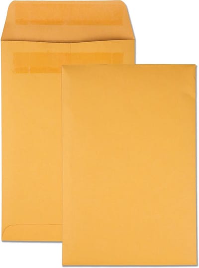 Catalogus Enveloppen Kraft Bruin 6x9 Inch - 100 Stuks - Zelfsluitend