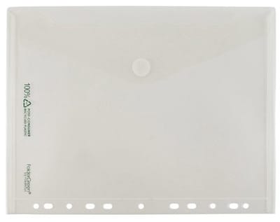 Enveloptas Foldersys A4 PP Foldergreen transp 11gaats