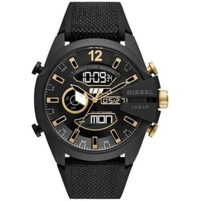 Diesel Mega Chief DZ4552 Herenhorloge  51 mm - Zwart