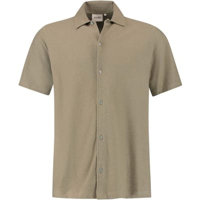 Shiwi Alec Shortsleeve Shirt Sea Spray Green Size: S | Casual Shirts Outlet | Heren | Bruin