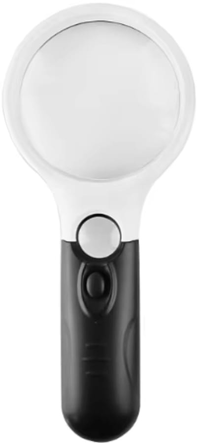 Livé® Handloep – Draagbaar met 3 LED Lampjes en 3x/45x Vergroting