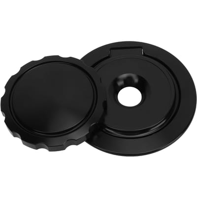 Bouchon de Réservoir de Carburant pour Moto Tourner pour Ouvrir Démontage Rapide Bouchon de Couvercle de Réservoir de Carburant en Aluminium pour R NINE T Black