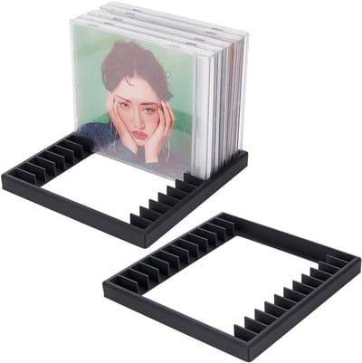 2 Stuks 12 Slots Cassette Tape Opberg Organizer Rack voor Audio Cassette Tapes - Ideaal voor Thuis, Kantoor en Studio Collectie