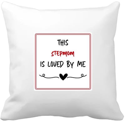 Akyol - this stepmom is loved by me Kussen hoes - Mama - iemand die houdt van zijn stiefmoeder - moeder cadeautjes - moederdag - verjaardag - geschenk - kado - 40 bij 40 cm