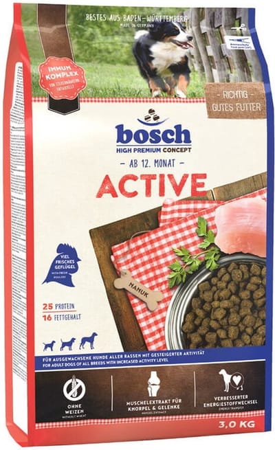 bosch Tiernahrung Active 3 kg Adult Kip