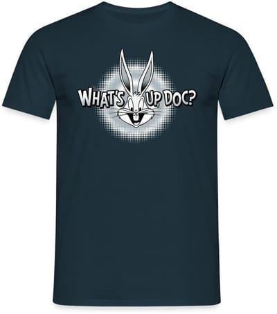 Looney Tunes Bugs Bunny What's Up Doc T-Shirt Heren