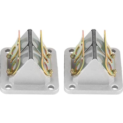 2PCS Soupape à anche d'admission de moto 2GU 13610 01 00 pour Yamaha Banshee 350 1987 2006 white