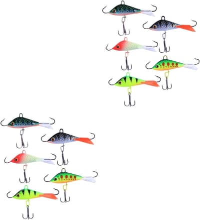 Kunstaas Set - Vis Lokaas - Zeebaars Vissen - Levendige Simulatie - 50x20x10 mm - Gekleurd