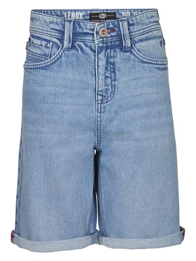 Petrol Industries - Jongens Lenox Loose Fit Denim Short Papaya - Blauw
