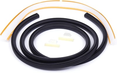 Vaatwasser Deurstrips - Reparatieset Afdichting - Lekvrije Vaatwasser - Geluidsdempend Waterdicht - Universele Pasvorm - Zwart
