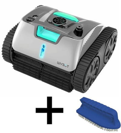 Wybot - C1 Zwembadrobot - Draadloze Zwembadrobot - Zwembadonderhoud - Zwembad Stofzuiger - Incl. Gratis Handborstel