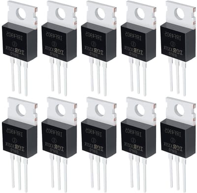 MOSFET Transistors - Veldeffectbuizen P-kanaals - Elektronische Schakelingen - Hoge Diëlektrische Sterkte - 10 Stuks - Niet Gespecificeerd