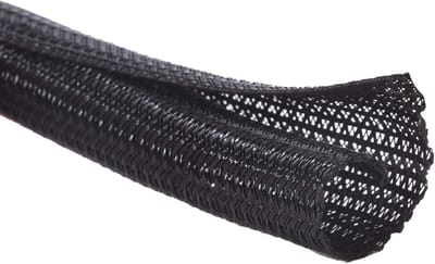 Zelfsluitende kabelbescherming - Gekochte kabelhoes - Snijdbaar - Zwart - Geschikt voor tv - computer - home cinema - autokabels - Voor thuis en kantoor - 13 mm - 3.1 meter