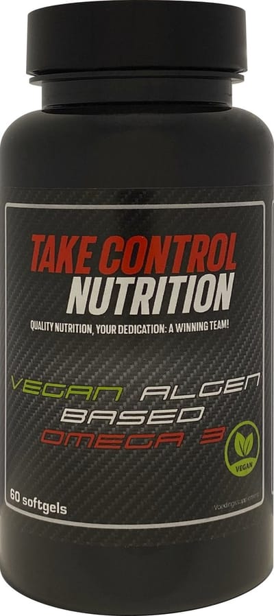 Veganistische/vegetarische en zuivere Omega 3 - Vegan - visolie - Algenolie  - Algen - 60 capsules.