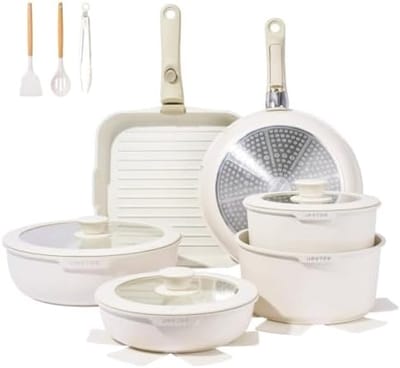 PromoHome Complete Keukenset 25-delig met Afneembare Handvatten