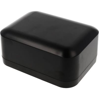 Hammond Electronics 1556EABK Universele behuizing 160 x 120 x 70 ABS kunststof Brandvertragend Zwart 1 stuk(s)