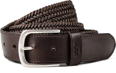 Joop! Jeans Riem Leder - Jongens - 90 cm - d'brown