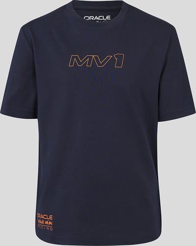 Max Verstappen Kids T-shirt Blauw M (140-146) - Oracle Red Bull Racing - Formule 1