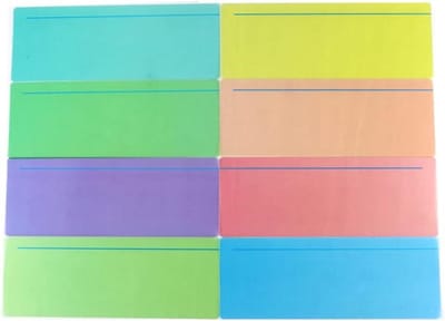 Leeshulp Strips - Leeslijnen Overlay - Concentratie Verbeteren - Niet-giftig PVC Materiaal - 10 Stuks - Meerdere Kleuren
