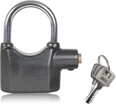 Diefstalbeveiligingsslot met Alarm en Trillingssensoren - 80 mm - 120 dB