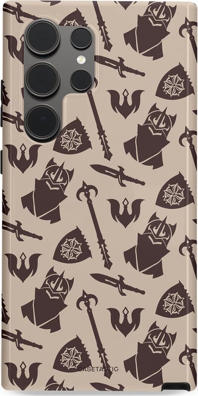 Casetastic Hoesje Geschikt voor Samsung S24 Ultra - Stijlvolle Beschermende Duo-layer Case - Eeuwige paladin