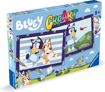 Ravensburger - CreArt Serie Junior Bluey - Schilderen op Nummer voor Kinderen