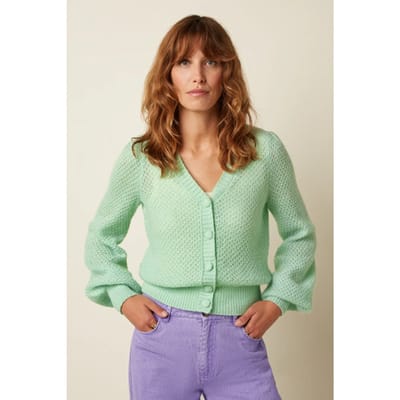 King Louie Cardi v farfalle cameo green