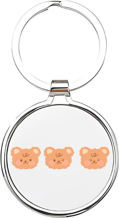 Akyol - Beren Sleutelhanger - beer - dierenliefhebbers - Teddybeer - Teddy - Beertjes - dieren - 4 x 7,5 CM