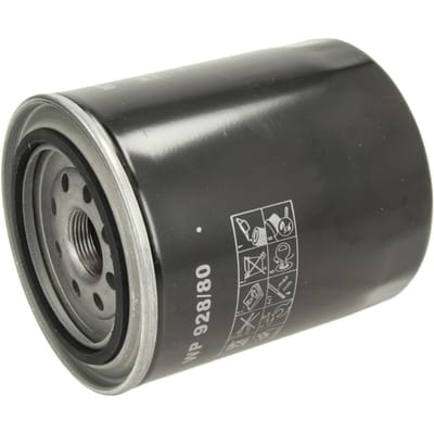 MANN-FILTER Oliefilter WP 928/80 | OEM 90915-30002 | 90915-03006 | 119770-90620 | Toyota Land Cruiser HiAce Hilux Fortuner Dyna Coaster, Ford Ranger 2.5 D TD TDDi, Mazda BT-50, Yanmar Marine Diesel LP-Serie
