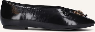 Kurt Geiger London Sloane Eagle Ballerina Ballerina's Dames - Zwart - Maat 39