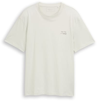 Tom Tailor Denim - Relaxed fit T-shirt van katoen - Maat XS - frozen light mint