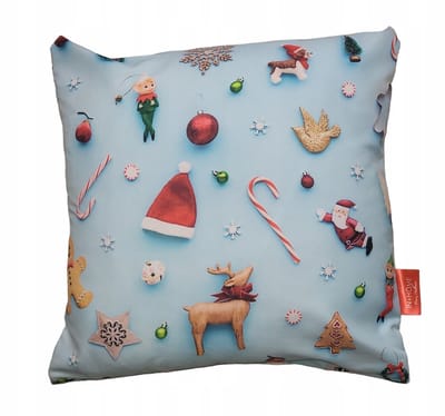 Kerst Kussenhoes 40x40cm - Winterse Sfeer
