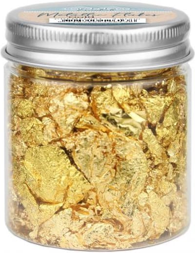 Card Deco Essentials - Metallic Flakes - Gold