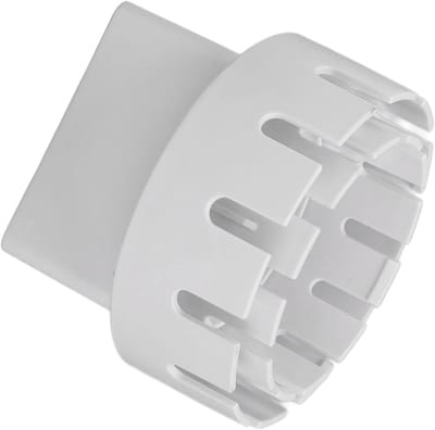 Gootafvoer Adapter - Regengoot Verloopstuk - Regenwater Afvoeren - Standaard Connector - Universeel - Wit