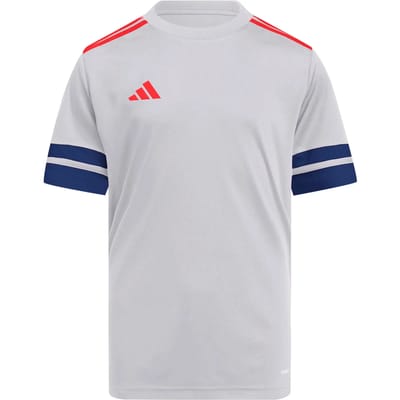Adidas Squadra 25 T-shirt Met Korte Mouwen Grijs 5-6 Years Kinderen