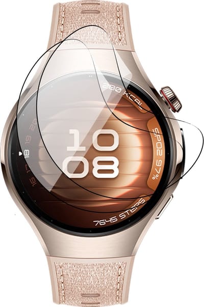 Screenprotector geschikt voor Huawei Watch 5 42mm - 2x FlexGuard Screen Protector