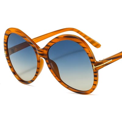 Trendy Oversized Vlinder Zonnebril Dames Groot Montuur Cat Eye UV400 Zonnebrillen Mode Persoonlijkheid Tinten