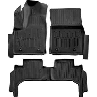 3D Vloermatten - SCOUTT - Toyota Land Cruiser 300 - Premium Rubber - Waterbestendig - Op maat gemaakt