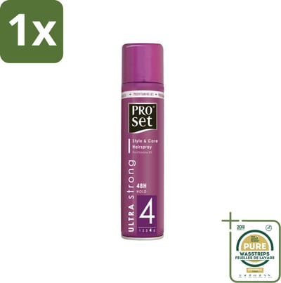 1 x Proset Haarspray Ultra Sterk 300 ml- Haarspray - 48 Uur Fixatie - Ultra Sterke Fixatie - ProVitamine B5 - Gezond Haar