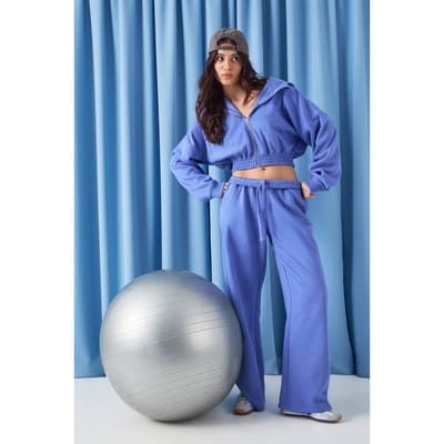 Dames DSGN Studio Sport Rechte Pijp Jogger | Cornflower | Maat: XL