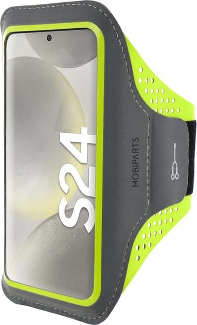 Hardloop Sportarmband geschikt voor Samsung Galaxy S24 - Groen - Mobiparts
