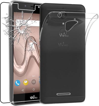 ebestStar - Hoes geschikt voor Wiko Tommy 2 Plus, Back Cover, Beschermhoes anti-luchtbellen hoesje, Transparant + Gehard Glas