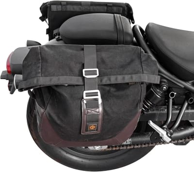 Retro Zijkoffer voor Motorfiets - Snelle Bevestiging, Reis- en Toerbagage, Geschikt voor Rebel 1100, 500, 300 en Eliminator 500