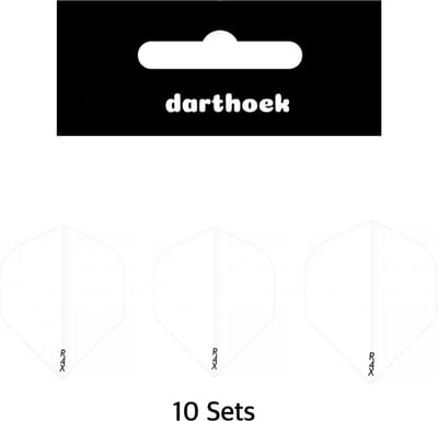 Darthoek| Flights | R4X | Wit | 10 Sets | (30 stuks) |