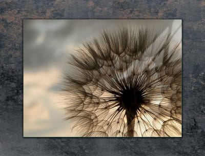 TMK ArtDeko - Snijplank - 70x52 cm - Bloem Design - Gehard Glas