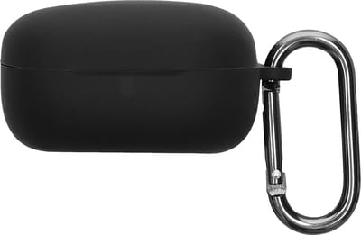 kwmobile cover voor oordopjes case - geschikt voor Denon AH-C840NC - Trendy beschermhoes draadloze oordopjes in zwart